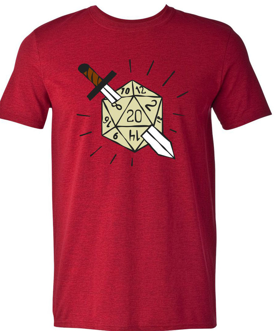 'd20' 20 Sided Die T-Shirt