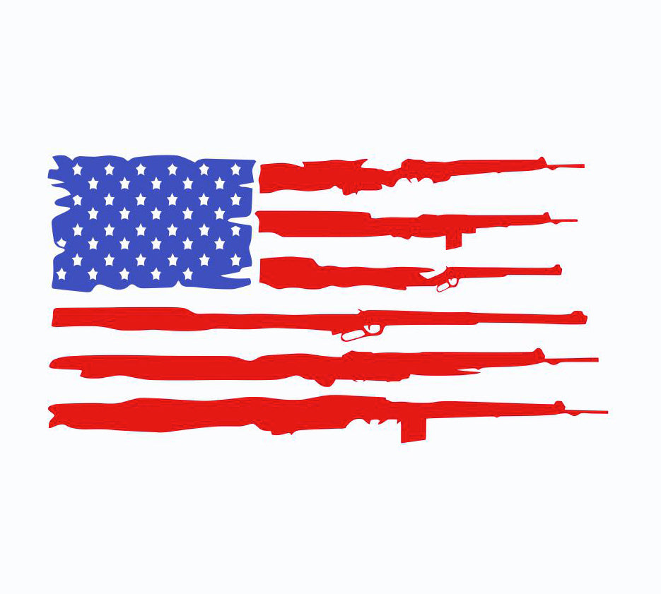 USA Flag with Arms